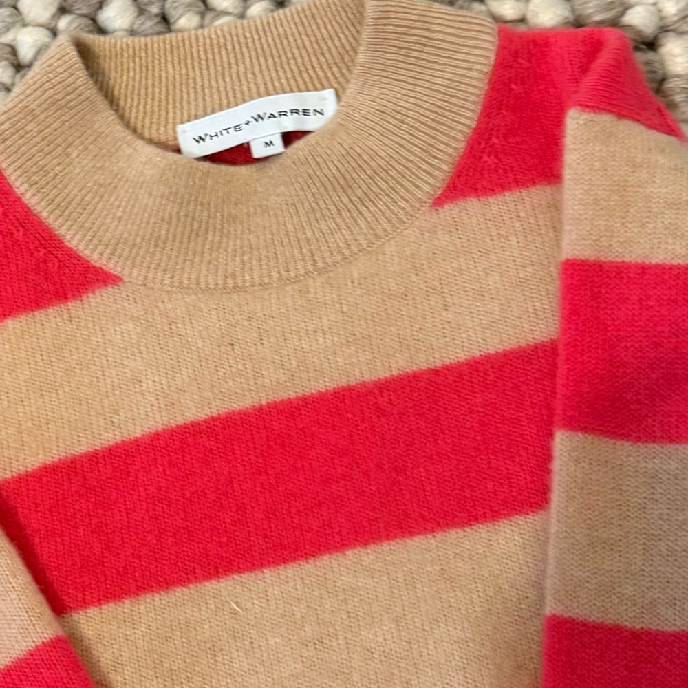 WHITE + WARREN CASHMERE SWEATER